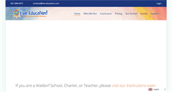 Desktop Screenshot of live-education.com